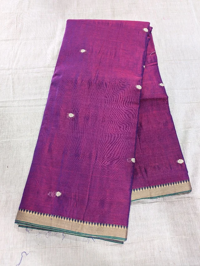 narayanpet merchandised handloom buti fabric meter  wise(6177)