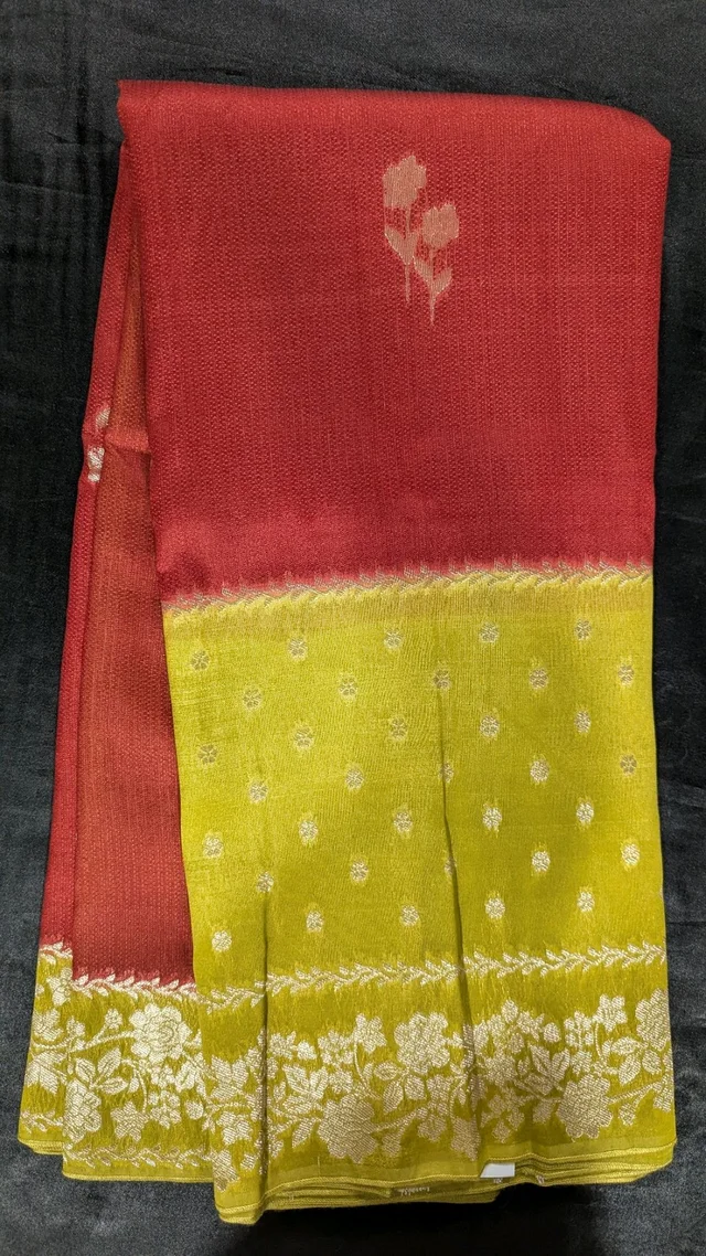 pure mango chanderi(11098) 44 Inches 