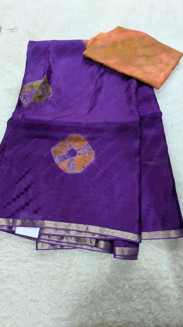 KHADI GEORGETTE SHIBORI (11544) 46 Inches 