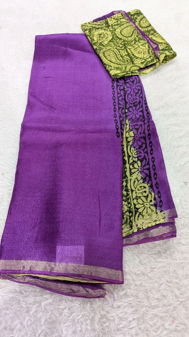 KHADI GEORGETTE DESIGNER (11541) 43 Inches 