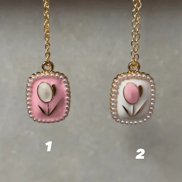 tulip necklace ( 1yr warranty ) - 2