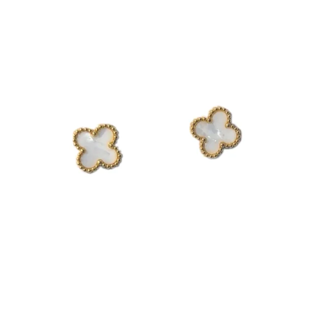 Clover Earring ( 1yr warranty ) - Black