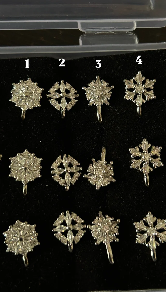 non pierced -side earrings (each) (1 year warranty) - 4