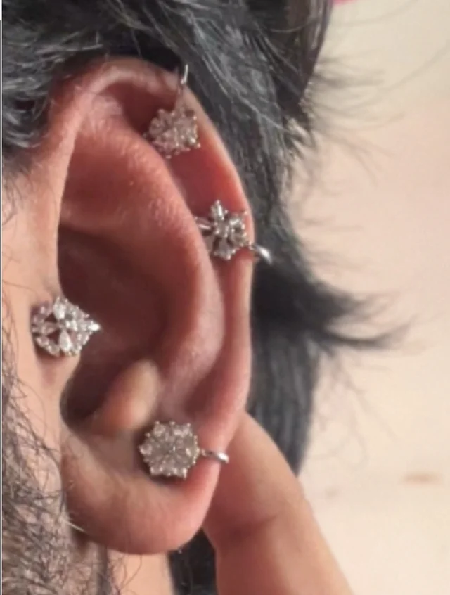 non pierced -side earrings (each) (1 year warranty) - 4