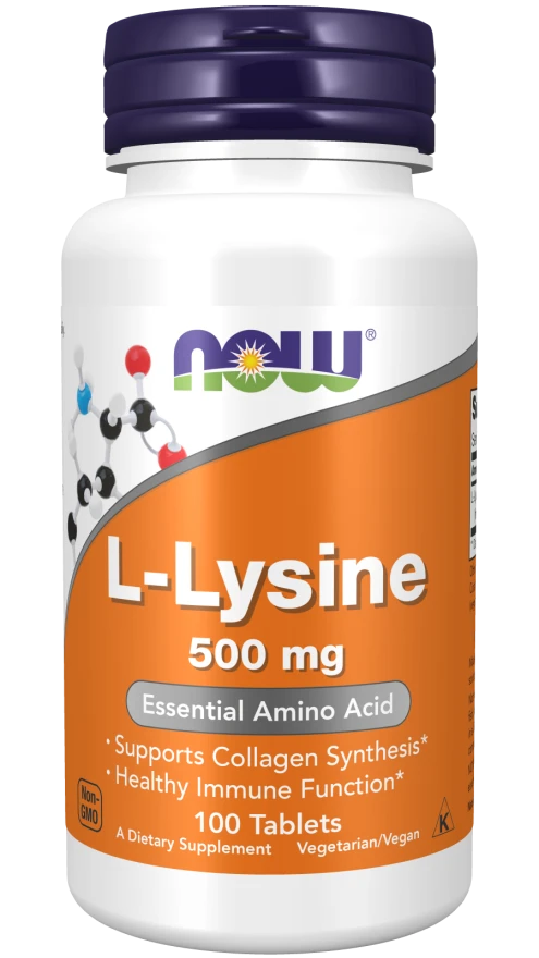 Now L-lysine 500 mg - 100 tablets