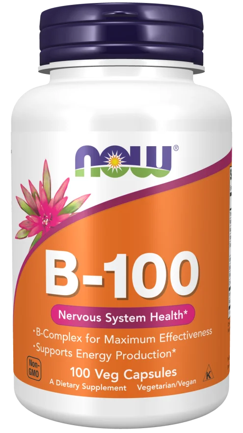Now Vitamin B-100 - 100 Veg Capsules