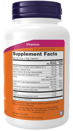 Now Vitamin B-100 - 100 Veg Capsules