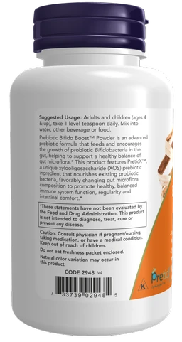 Now Prebiotic Bifido Boost Powder 85 gms - NA