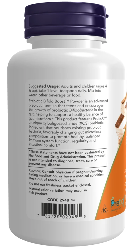 Now Prebiotic Bifido Boost Powder 85 gms - NA