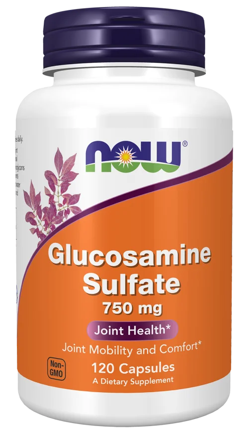 Now Glucosamine Sulfate 750 mg - 120 Capsules