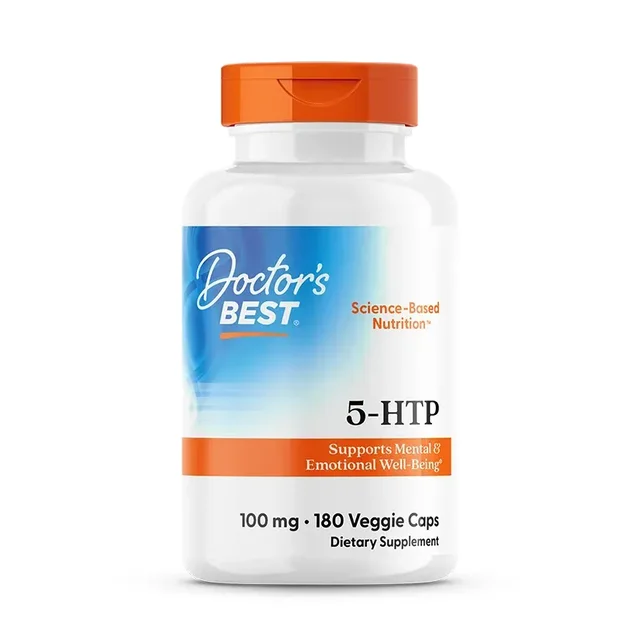 Doctor's Best 5-HTP 100 mg - 180 Veggie Capsules