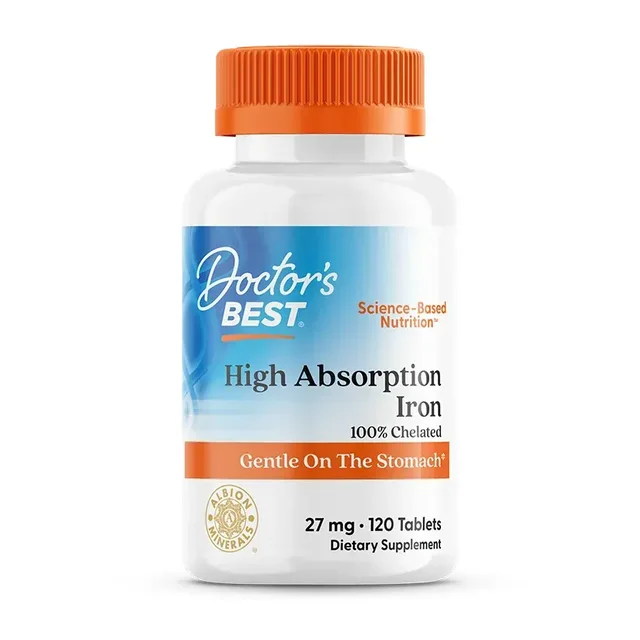 Doctor's best High Absorption Iron 27mg