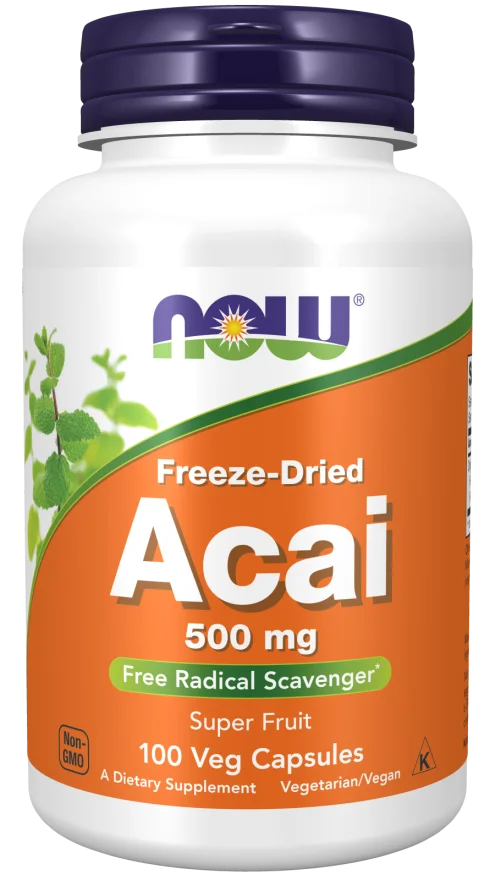 Now ACAI 500mg 100 Veg Capsules