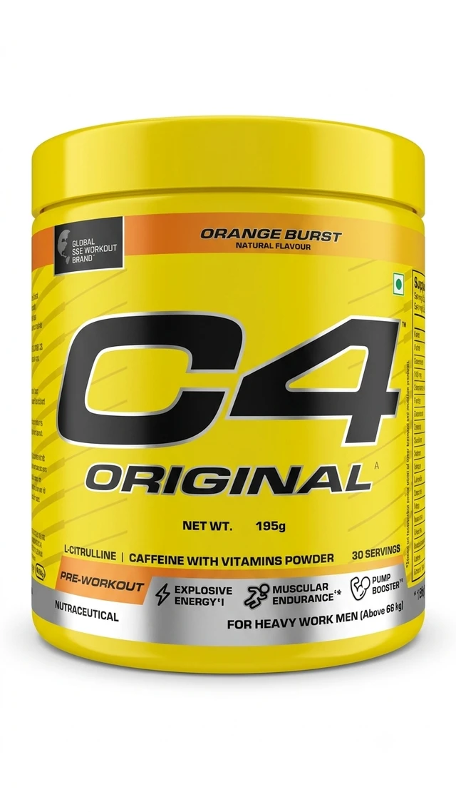 Cellucor C4 Original Pre-Workout - 30 servings, Orange Burst