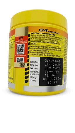 Cellucor C4 Original Pre-Workout - 30 servings, Orange Burst