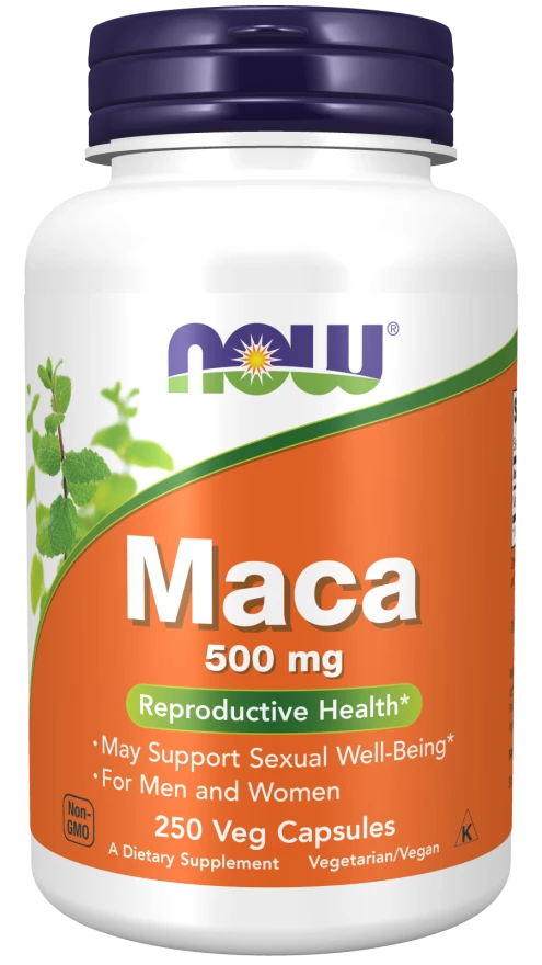 Now Maca 500 mg - 250 Veg Capsules, NA