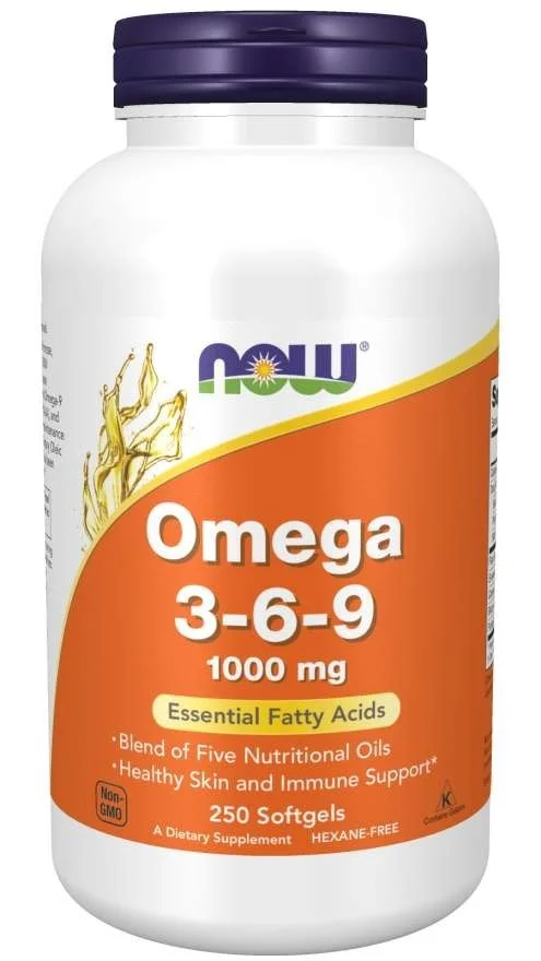 Now Omega 3-6-9, 1000 mg - 250 softgels