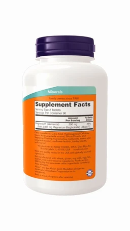 Now Foods Magnesium Glycinate - 180 Tablets