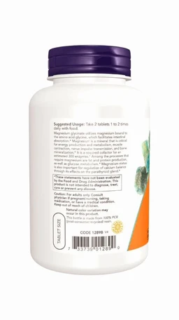 Now Foods Magnesium Glycinate - 180 Tablets