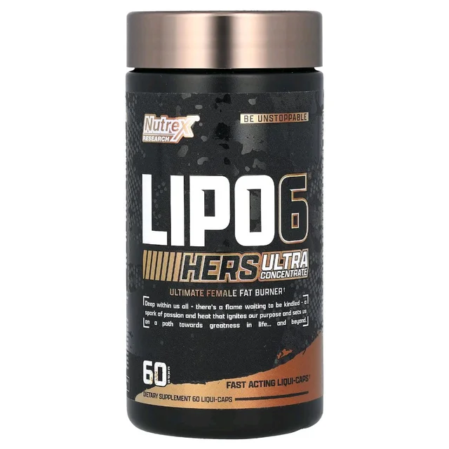 Nutrex Research LIPO-6 Hers Ultra Concentrate 60 Liqui-Caps