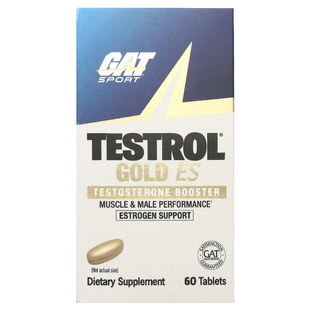 GAT Sport Testrol Gold ES Testosterone Booster, - 60 Tablets
