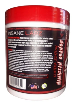 Insane Labz Psychotic 35 servings - Hawaiian Orange