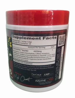 Insane Labz Psychotic 35 servings - Hawaiian Orange