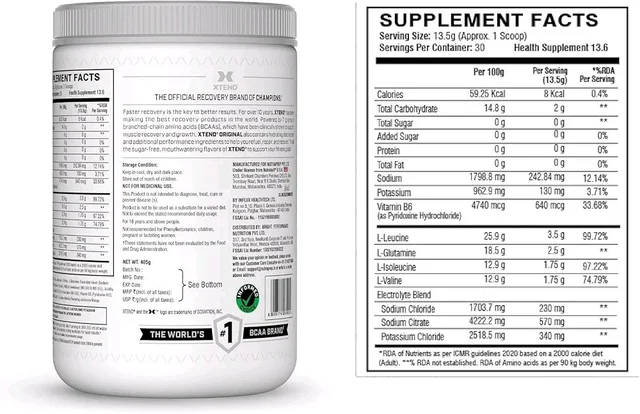 Scivation Xtend Original BCAA 30 servings - 30 servings, Mango Madness