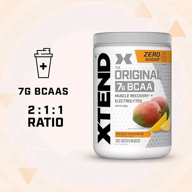 Scivation Xtend Original BCAA 30 servings - 30 servings, Mango Madness