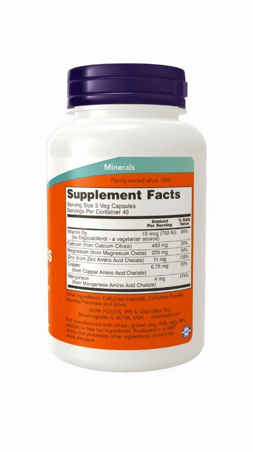 Now Calcium Citrate - 240 Veg Capsules