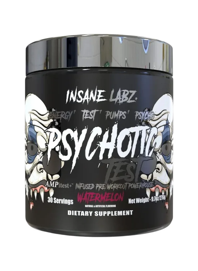 Insane Labz Psychotic Test 30 Serving - 276g, Watermelon