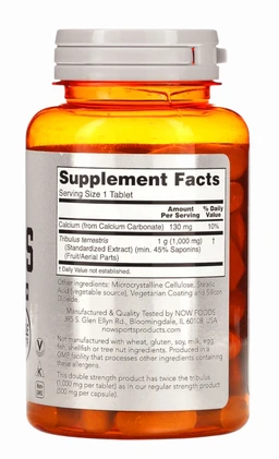 Now Foods Sports, Tribulus, 1,000 mg, - 90 Tablets