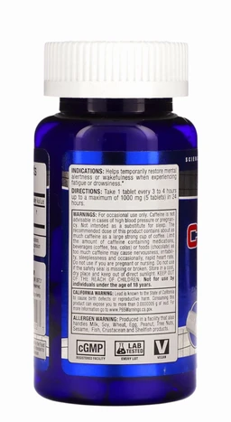 ALLMAX
Essentials, Caffeine, 200 mg, - 100 Tablets