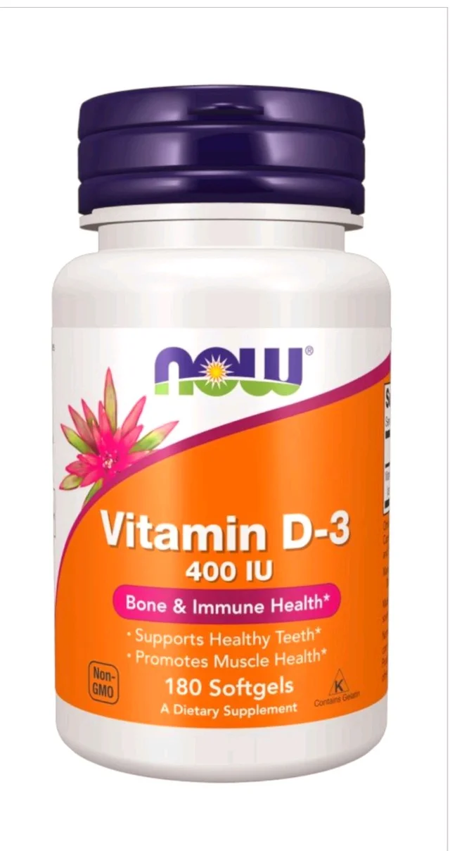 Now Vitamin D-3 400 IU - 180