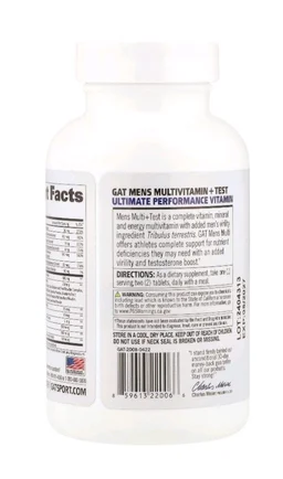 GAT Sport Mens Multi + Test - 60 Tablets