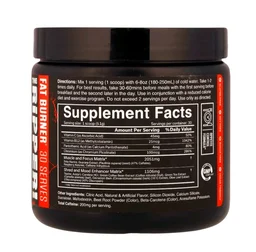 JNX Sports
The Ripper, Fat Burner, Blood Orange, - 5.4 oz (153 g)