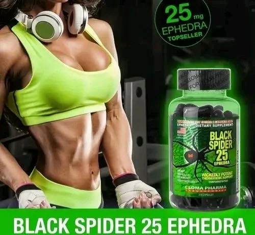 Cloma Pharma Black Spider Fat Burner, - 100 capsules