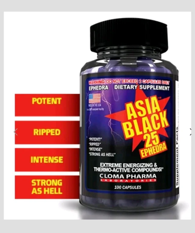 Cloma Pharma Asia Black 25 Ephedra 