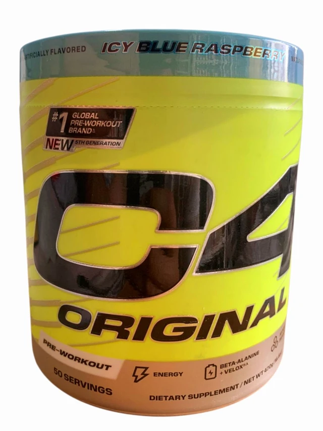 Cellucor C4 Original Pre-Workout 50 Servings - 470g, Icy Blue Razz