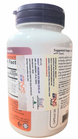Now Hyaluronic Acid, Double Strength 100 mg - 120 Veg Capsules