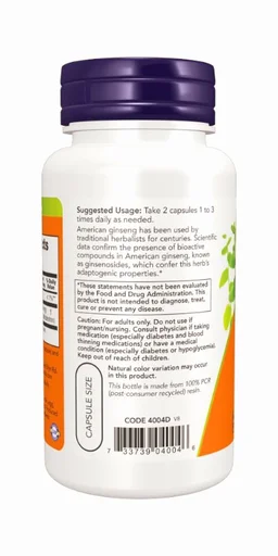 Now American Ginseng Extract - 100 Veg Capsules
