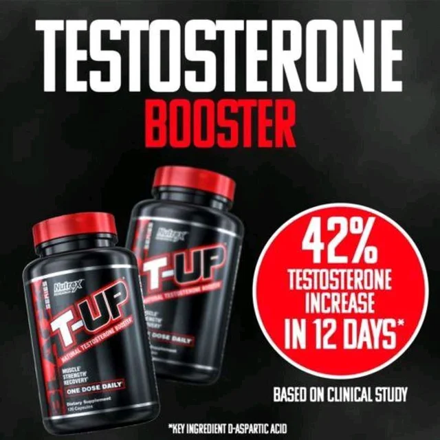 Nutrex T-UP Natural Testosterone Booster - 120 CAPSULES