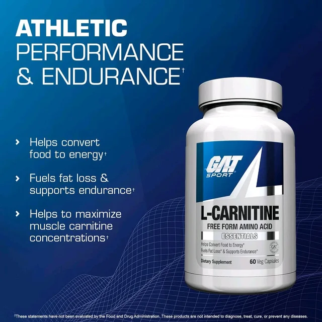 GAT Sport L-Carnitine - 60 Veg Capsules