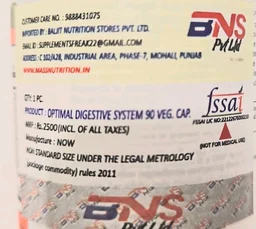 Now Optimal Digestive System - 90 Veg Capsules