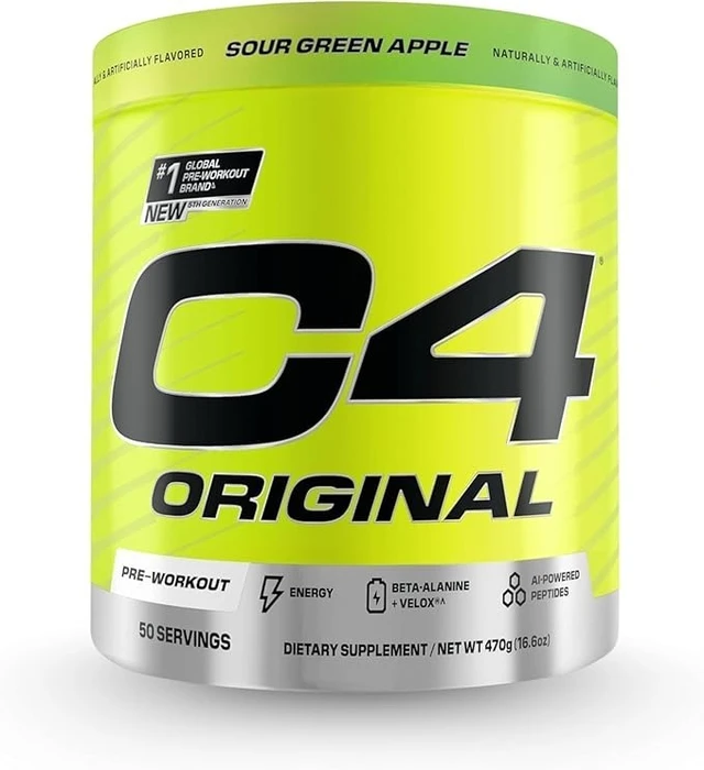 Cellucor C4 Original Pre-workout 50 Servings - Sour Green Apple