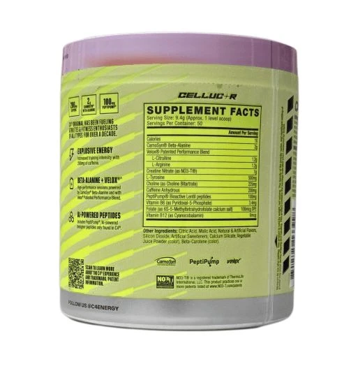 Cellucor C4 Original Pre-workout 50 Servings - Sour Green Apple
