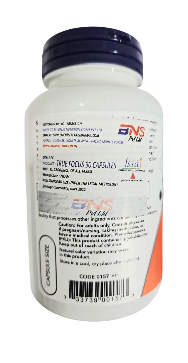 Now True Focus - 90 Capsules
