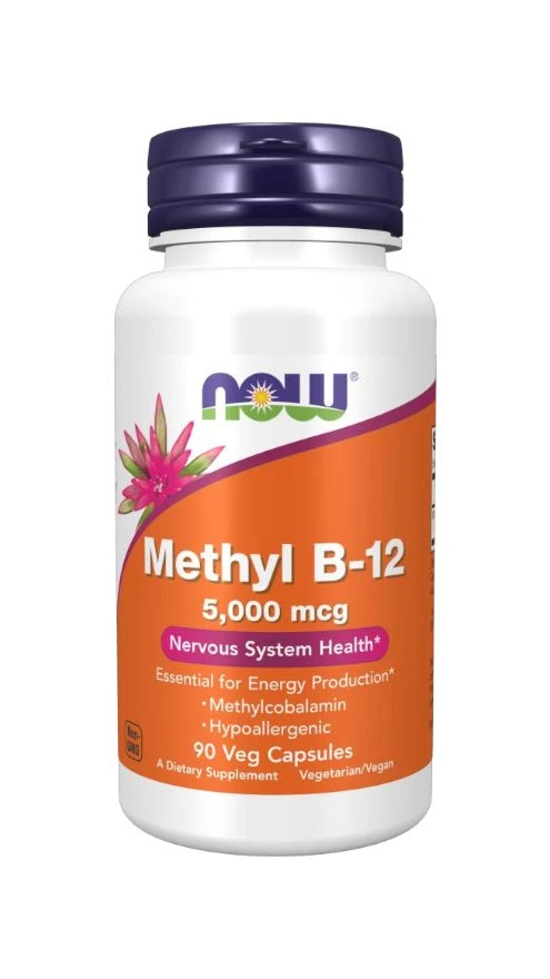 Now Methyl B-12 5000 mcg - 90 Veg Capsules