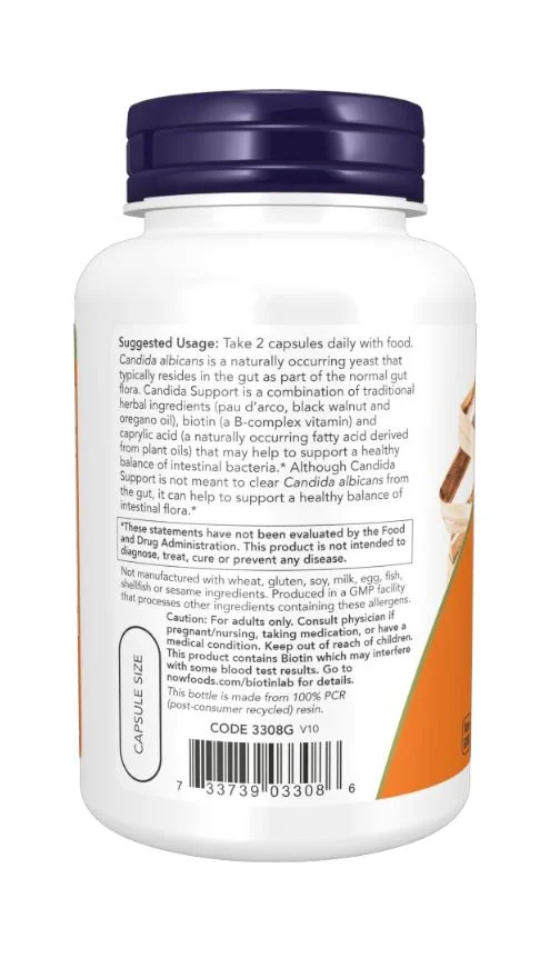 Now Candida Support - 90 Veg Capsules