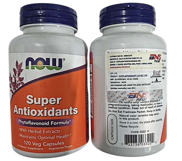 Now Super Antioxidants - 120 Veg Capsules
